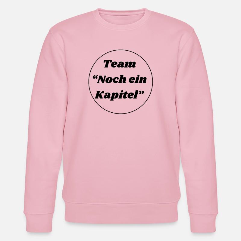 Team "noch ein Kapitel" - Stanley/Stella Unisex Bio-Sweatshirt CHANGER  - Hellrosa