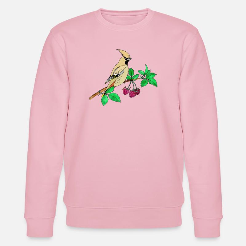 Bunter Vogel - Stanley/Stella Unisex Bio-Sweatshirt CHANGER  - Hellrosa