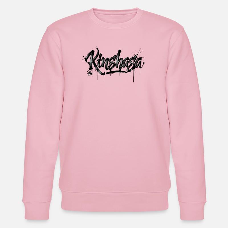 Kinshasa - Stanley/Stella Unisex Bio-Sweatshirt CHANGER  - Hellrosa
