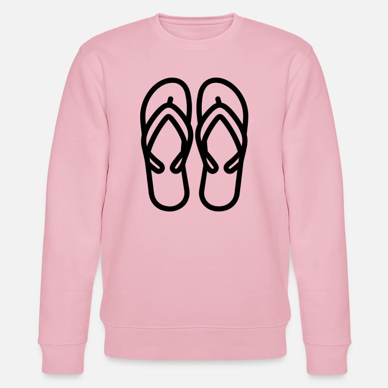 Zunge - Stanley/Stella Unisex Bio-Sweatshirt CHANGER  - Hellrosa