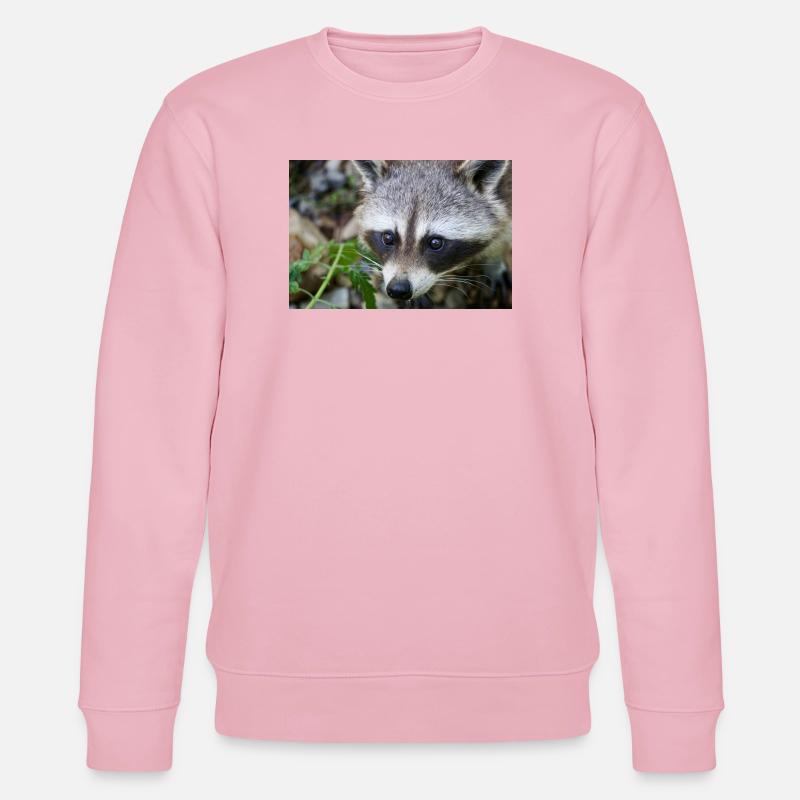 Waschbäre - Stanley/Stella Unisex Bio-Sweatshirt CHANGER  - Hellrosa