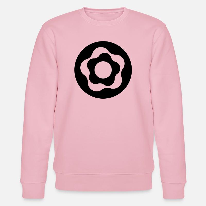 DONUT - Stanley/Stella Unisex Bio-Sweatshirt CHANGER  - Hellrosa