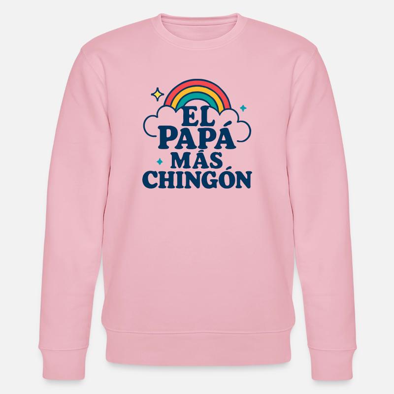 El Papa Mas Chingon - Stanley/Stella Unisex Bio-Sweatshirt CHANGER  - Hellrosa