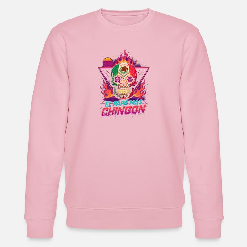 El Papa Mas Chingon - Stanley/Stella Unisex Bio-Sweatshirt CHANGER  - Hellrosa
