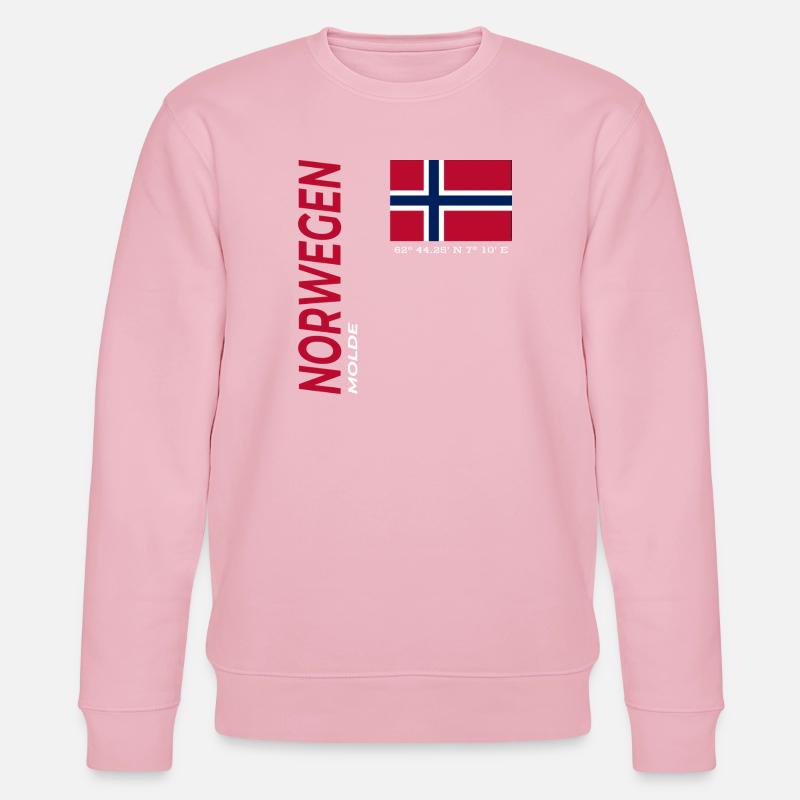 Molde - Stanley/Stella Unisex Bio-Sweatshirt CHANGER  - Hellrosa