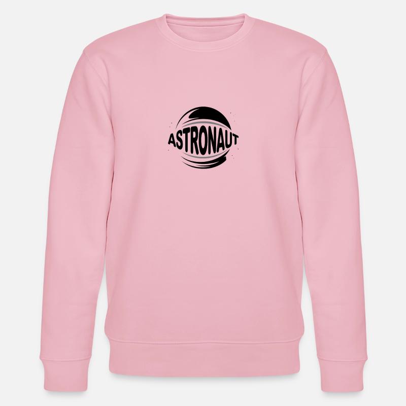 Astronaut - Cool Astonomy Logo - Stanley/Stella Unisex Bio-Sweatshirt CHANGER  - Hellrosa