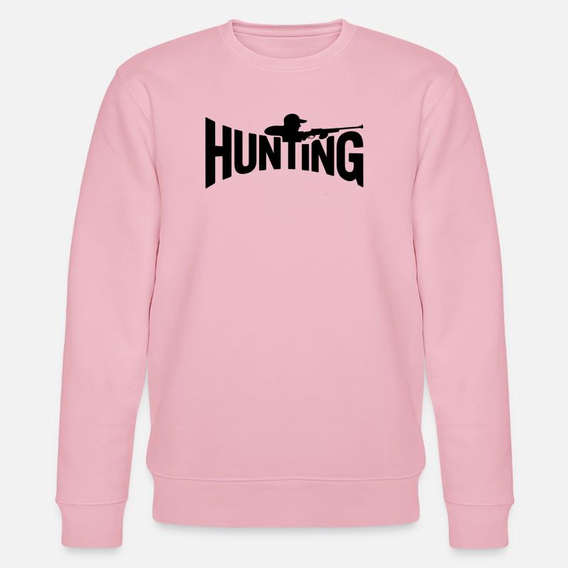 Jagd - Cool Hunter Logo - Stanley/Stella Unisex Bio-Sweatshirt CHANGER  - Hellrosa