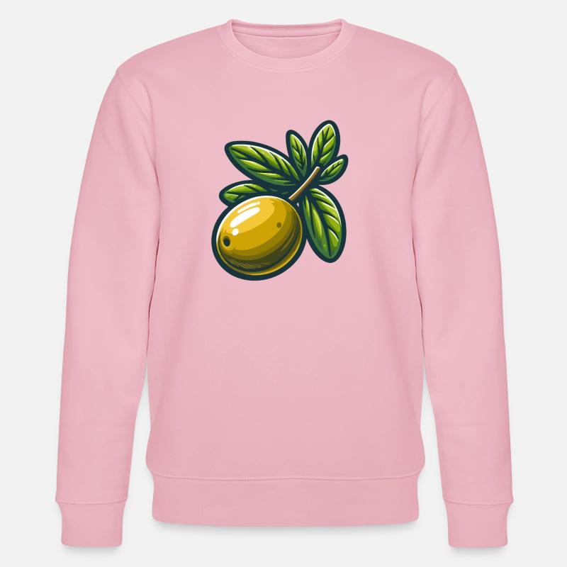 Abbildung: Grüne Oliven - Stanley/Stella Unisex Bio-Sweatshirt CHANGER  - Hellrosa