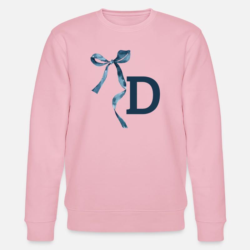 Monogramme d idée cadeau  - Sweat bio CHANGER Stanley/Stella Unisexe - rose pâle