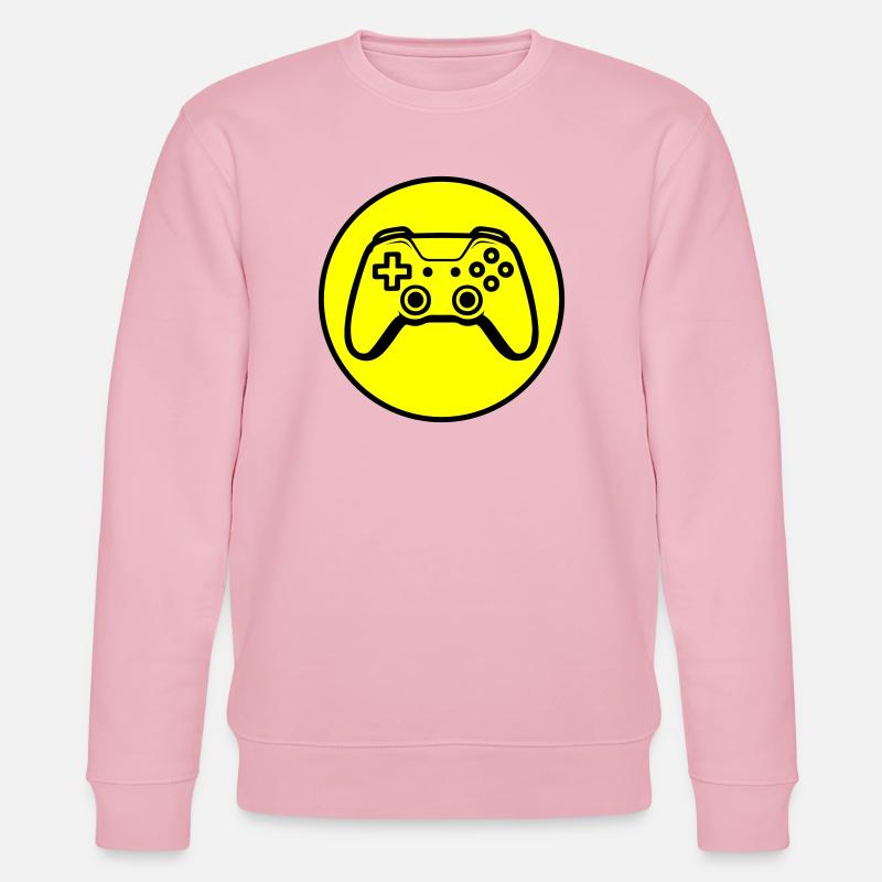Controller Joypad Symbol - Stanley/Stella Unisex Bio-Sweatshirt CHANGER  - Hellrosa