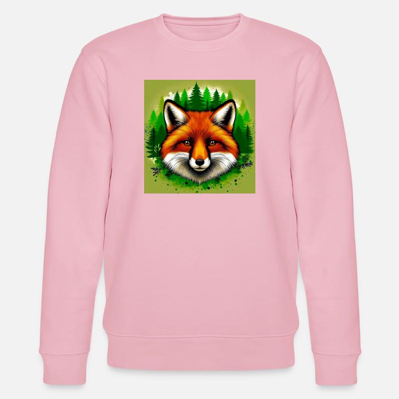 Fuchs - Stanley/Stella Unisex Bio-Sweatshirt CHANGER  - Hellrosa