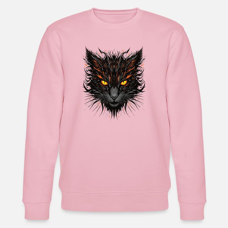 Bold Cat - Stanley/Stella CHANGER Unisex Organic Sweatshirt - cotton pink