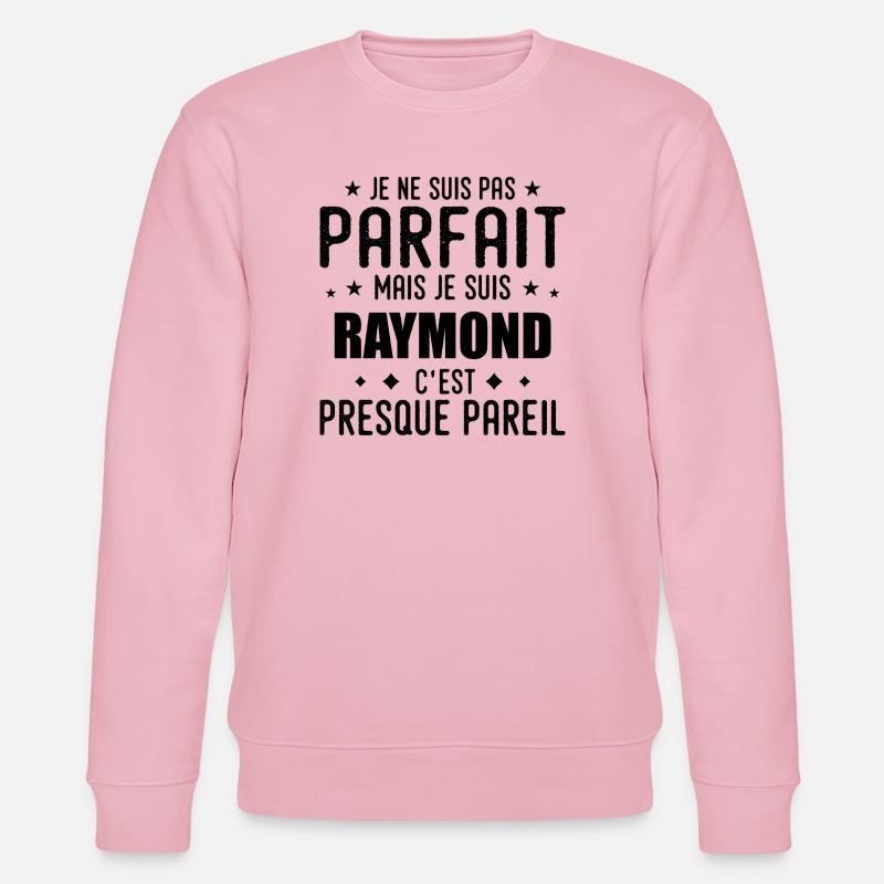 Raymond: authentisch, unvollkommen, oberflächlich, perfekt - Stanley/Stella Unisex Bio-Sweatshirt CHANGER  - Hellrosa