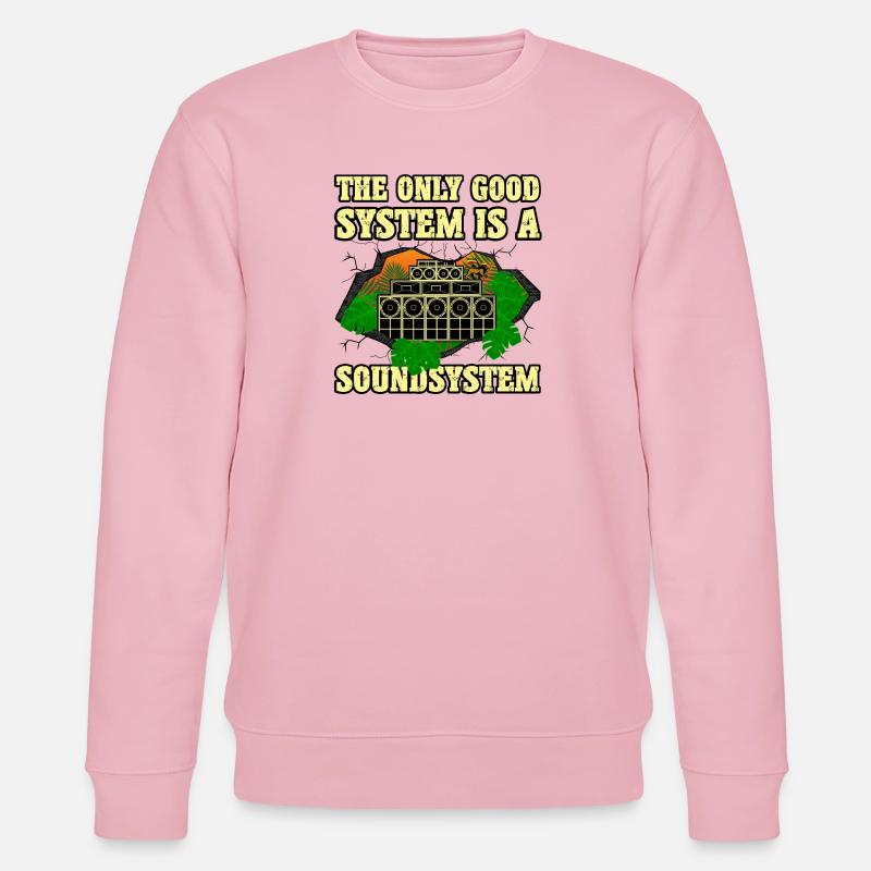 Dub Soundsystem - Stanley/Stella Unisex Bio-Sweatshirt CHANGER  - Hellrosa