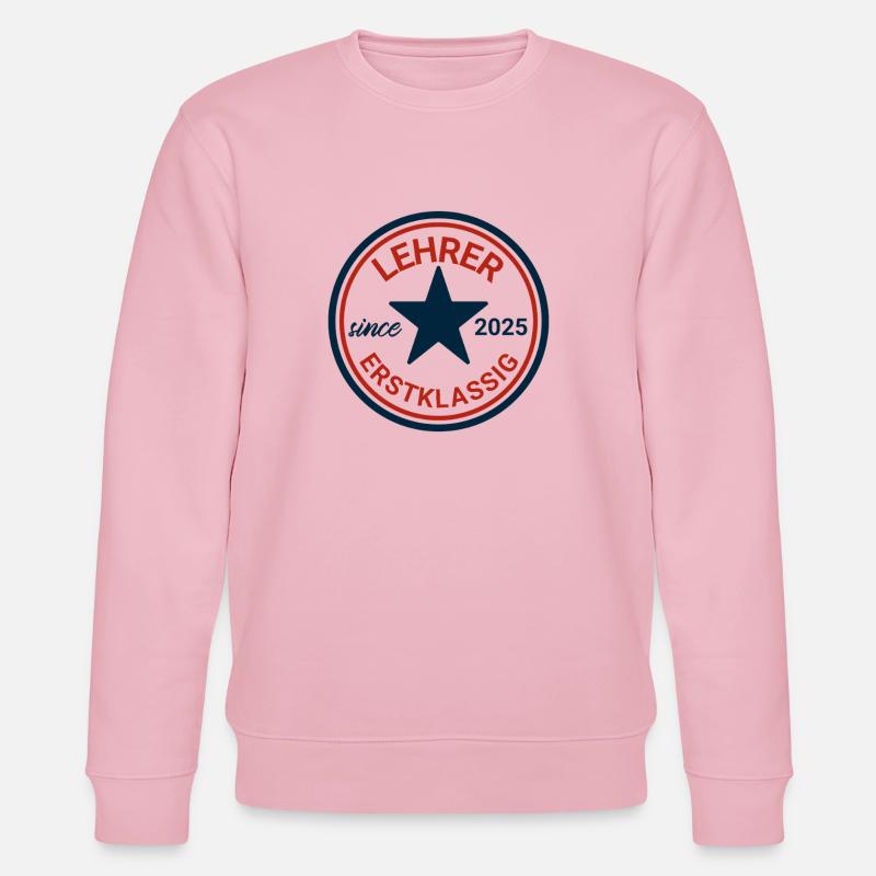 Lehrer Tattoo Design 2025 - Stanley/Stella Unisex Bio-Sweatshirt CHANGER  - Hellrosa