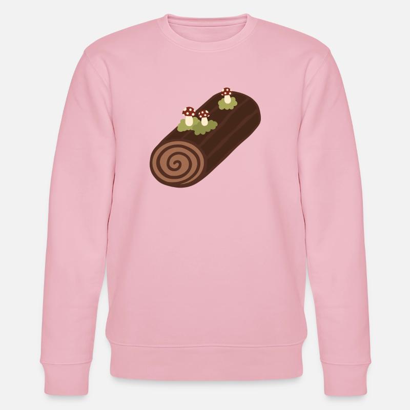 Bûche De Noël - Stanley/Stella Unisex Bio-Sweatshirt CHANGER  - Hellrosa