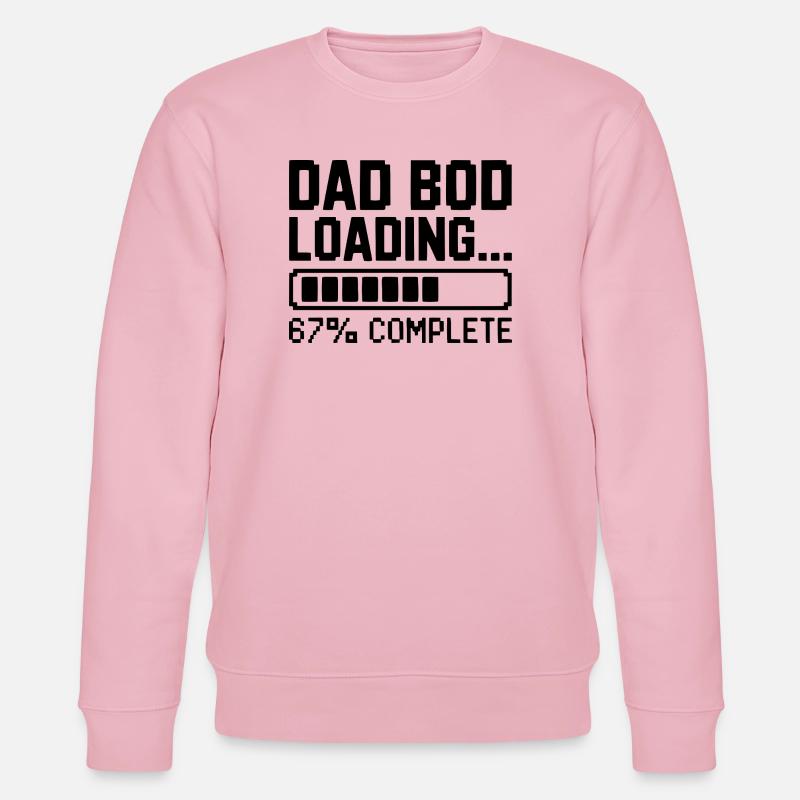 Papa Bod Loading - Stanley/Stella Unisex Bio-Sweatshirt CHANGER  - Hellrosa