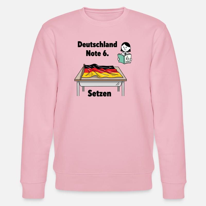 Deutschland Note 6 - Stanley/Stella Unisex Bio-Sweatshirt CHANGER  - Hellrosa
