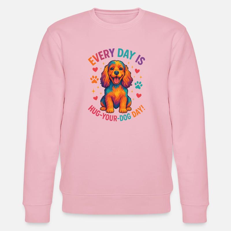 Cocker Spaniel - Stanley/Stella Unisex Bio-Sweatshirt CHANGER  - Hellrosa