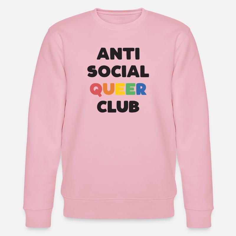 LGBTQ - Club queer antisocial - Sweat bio CHANGER Stanley/Stella Unisexe - rose pâle