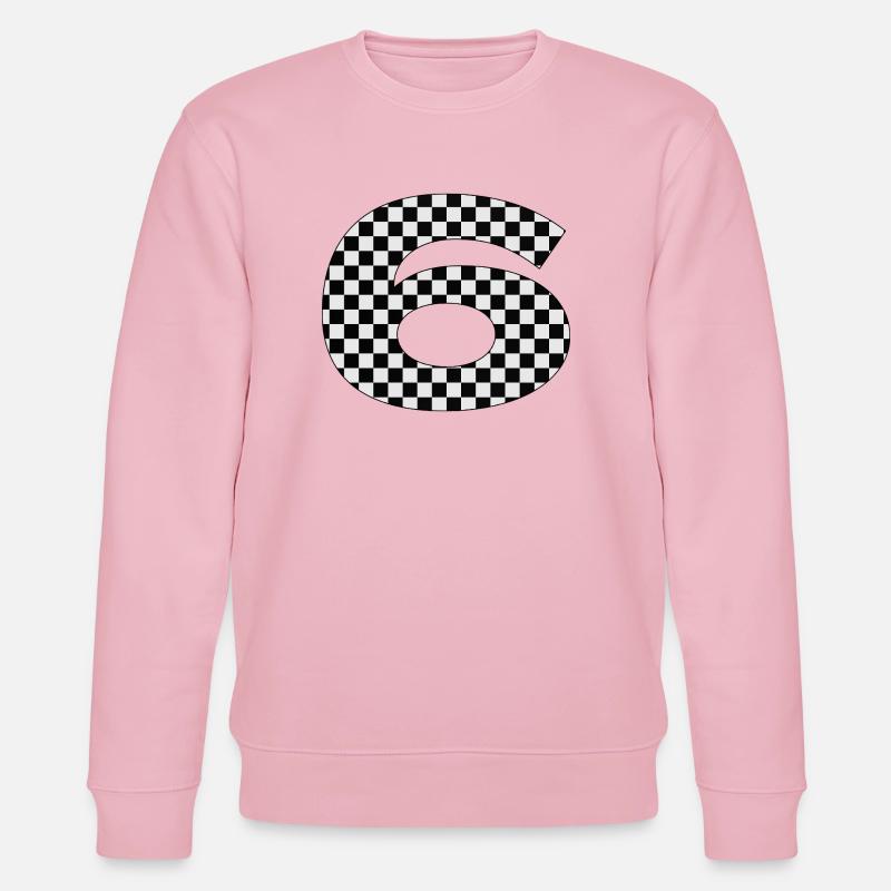 Checkerboard Muster 6 - Stanley/Stella Unisex Bio-Sweatshirt CHANGER  - Hellrosa