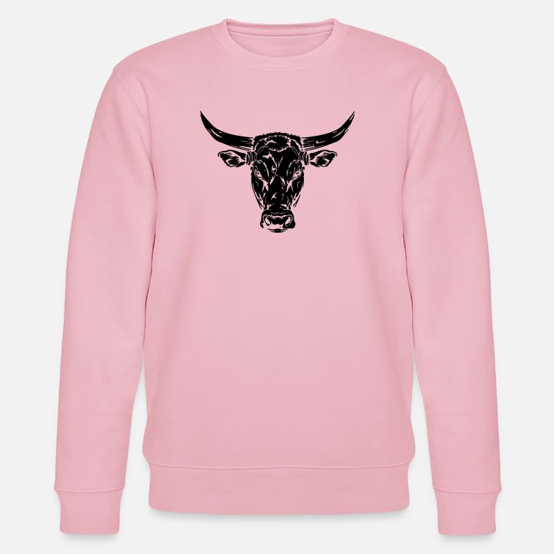 Bull - Stanley/Stella CHANGER Unisex Organic Sweatshirt - cotton pink