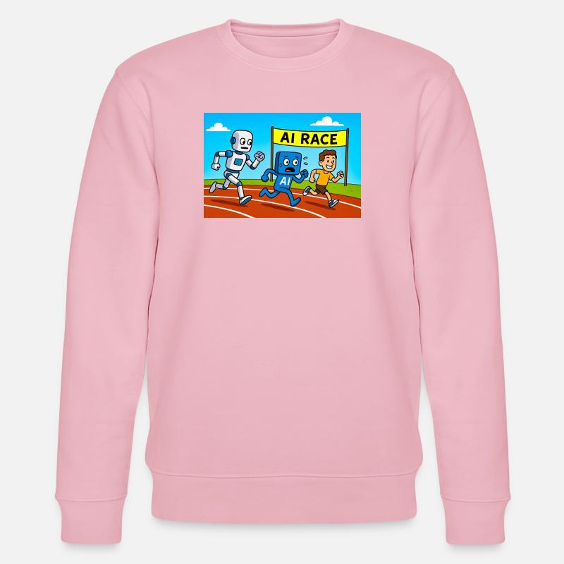 IA course course dessin animé - Sweat bio CHANGER Stanley/Stella Unisexe - rose pâle