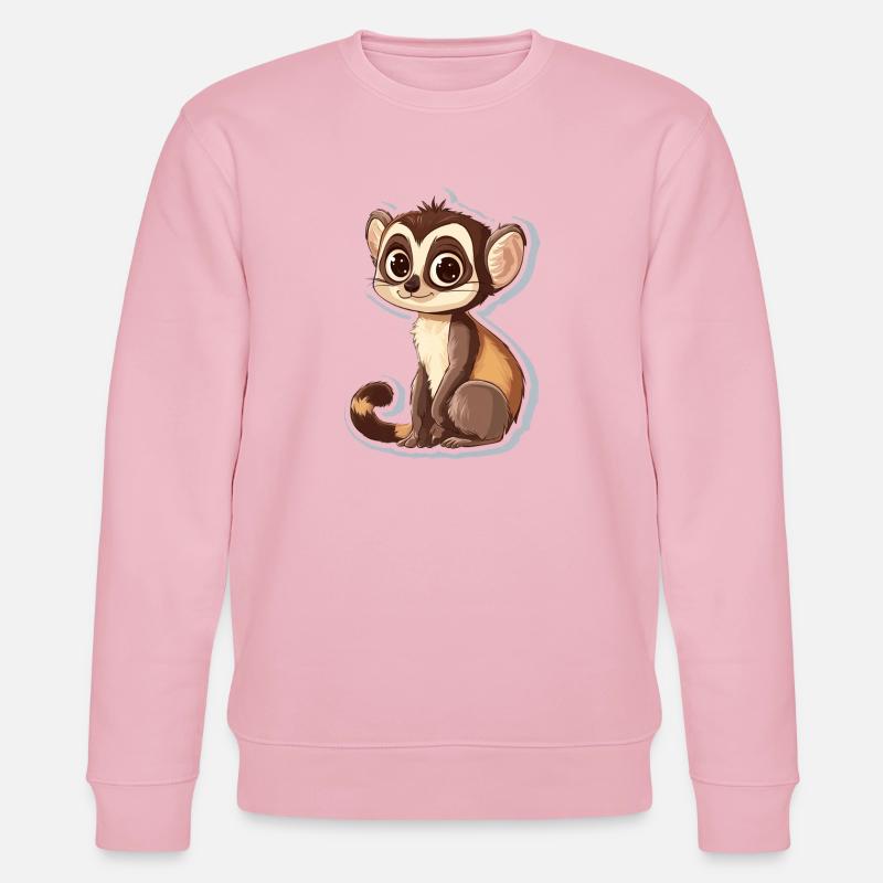 Lemur - Stanley/Stella Unisex Bio-Sweatshirt CHANGER  - Hellrosa
