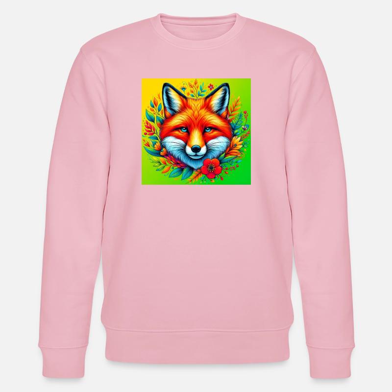 Fuchs - Stanley/Stella Unisex Bio-Sweatshirt CHANGER  - Hellrosa