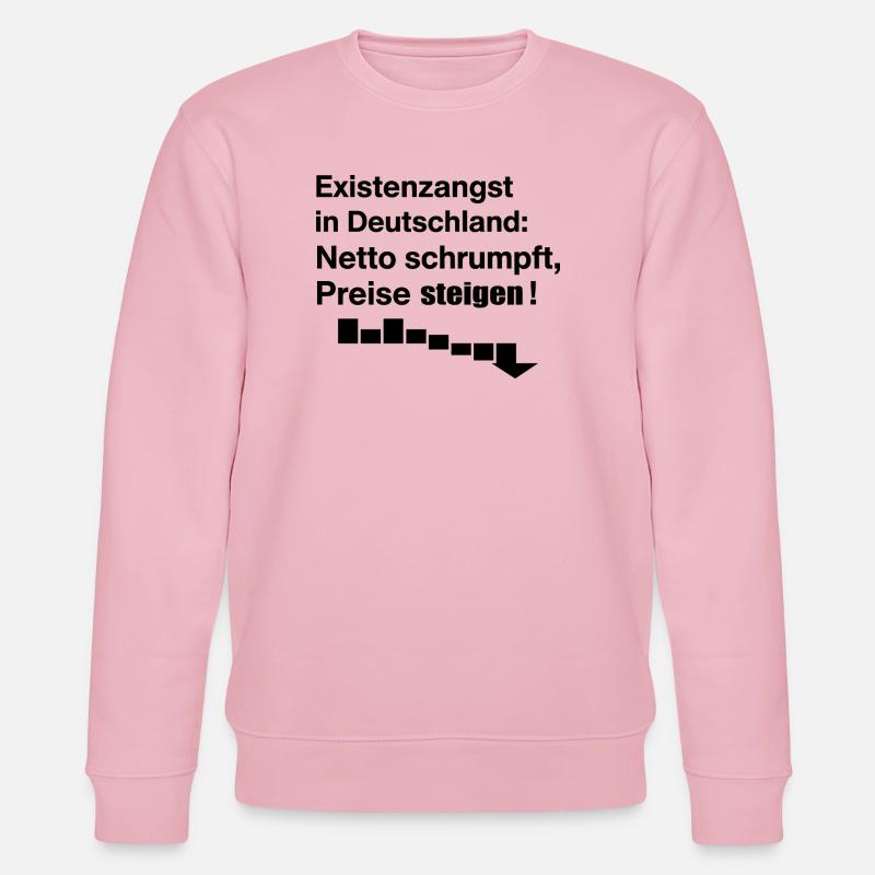 Existenzangst in Deutschland - Stanley/Stella Unisex Bio-Sweatshirt CHANGER - Hellrosa