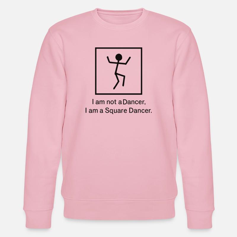 Ich bin ein Square Dancer - Stanley/Stella Unisex Bio-Sweatshirt CHANGER  - Hellrosa