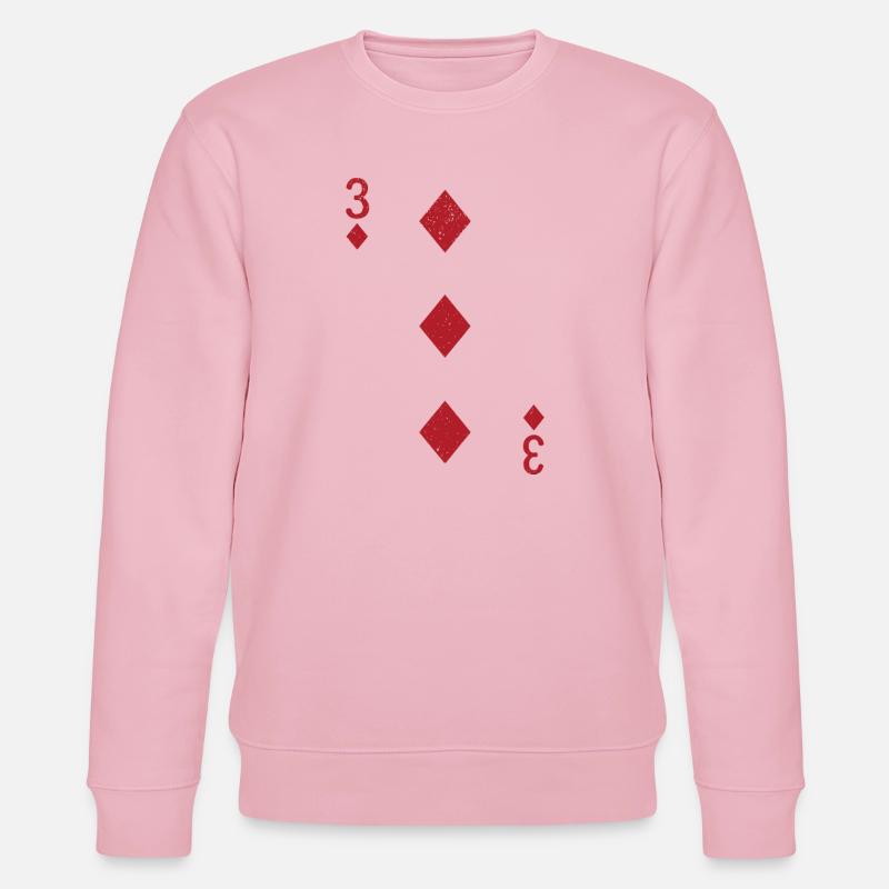 Carte Trois Diamants Doppelkopf Romme - Sweat bio CHANGER Stanley/Stella Unisexe - rose pâle