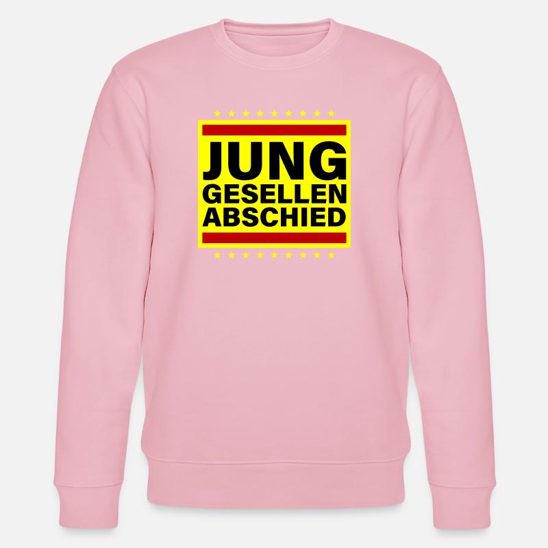Junggesellenabschied Jga Spruch - Stanley/Stella Unisex Bio-Sweatshirt CHANGER  - Hellrosa