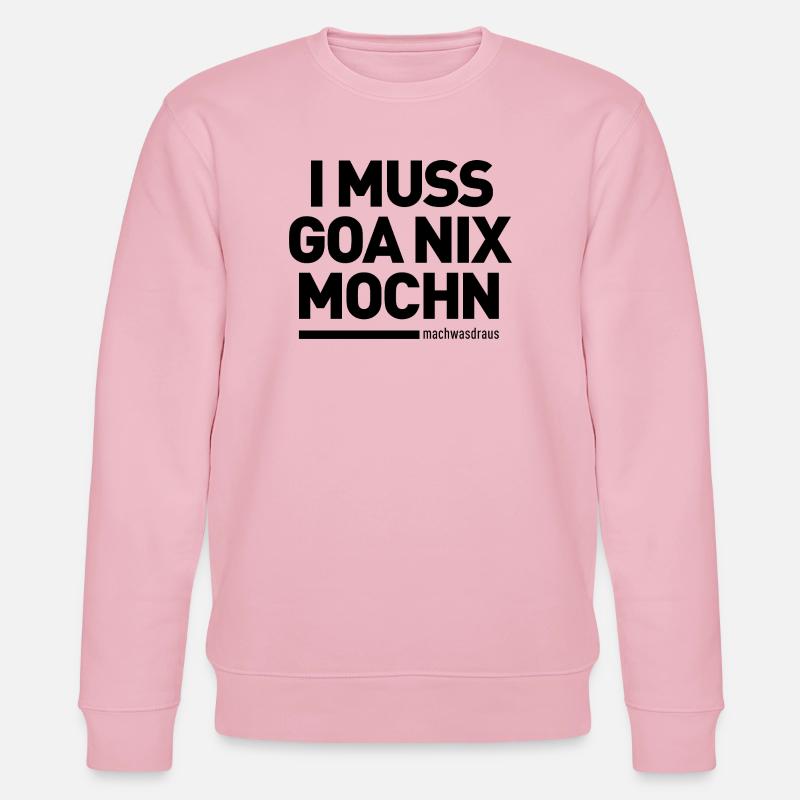 I MUSS GOA NIX MOCHN (machwasdraus) - Sweat bio CHANGER Stanley/Stella Unisexe - rose pâle