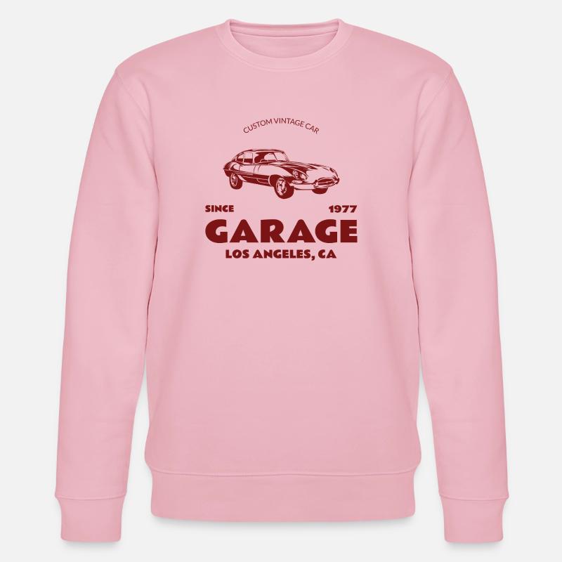 Custom Oldtimer – Garage Los Angeles - Stanley/Stella Unisex Bio-Sweatshirt CHANGER  - Hellrosa