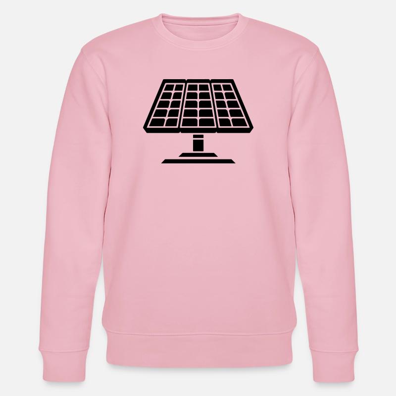 Solar system panels - Stanley/Stella CHANGER Unisex Organic Sweatshirt - cotton pink