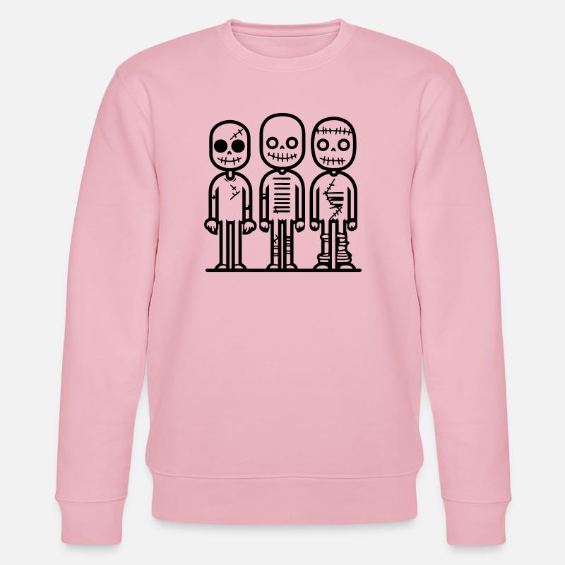 zombie_3 - Stanley/Stella Unisex Bio-Sweatshirt CHANGER  - Hellrosa