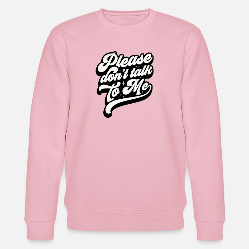 Message expressif dans un style moderne - Sweat bio CHANGER Stanley/Stella Unisexe - rose pâle