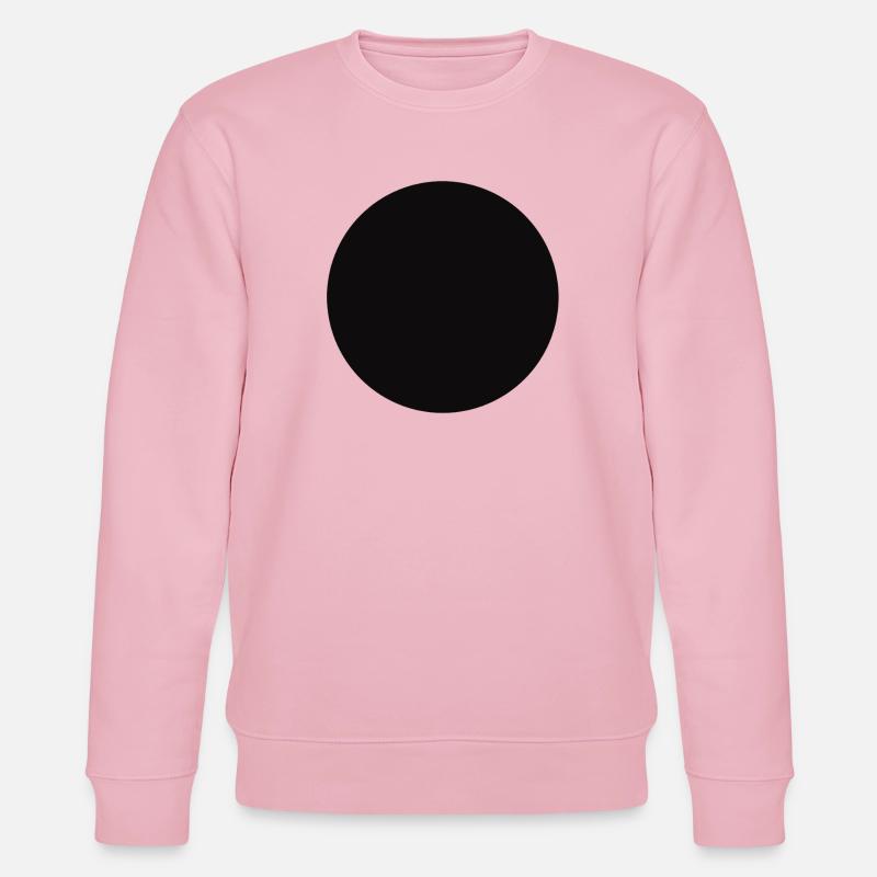 Abstract Black Geometry Pattern - Stanley/Stella CHANGER Unisex Organic Sweatshirt - cotton pink