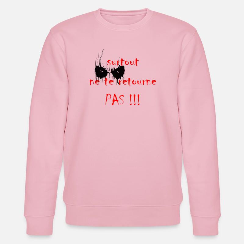 surtout_ne_te_retourne_pas - Stanley/Stella Unisex Bio-Sweatshirt CHANGER  - Hellrosa