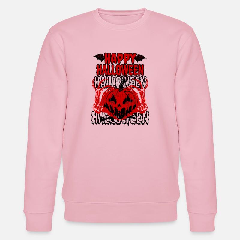 Halloween - Stanley/Stella Unisex Bio-Sweatshirt CHANGER  - Hellrosa