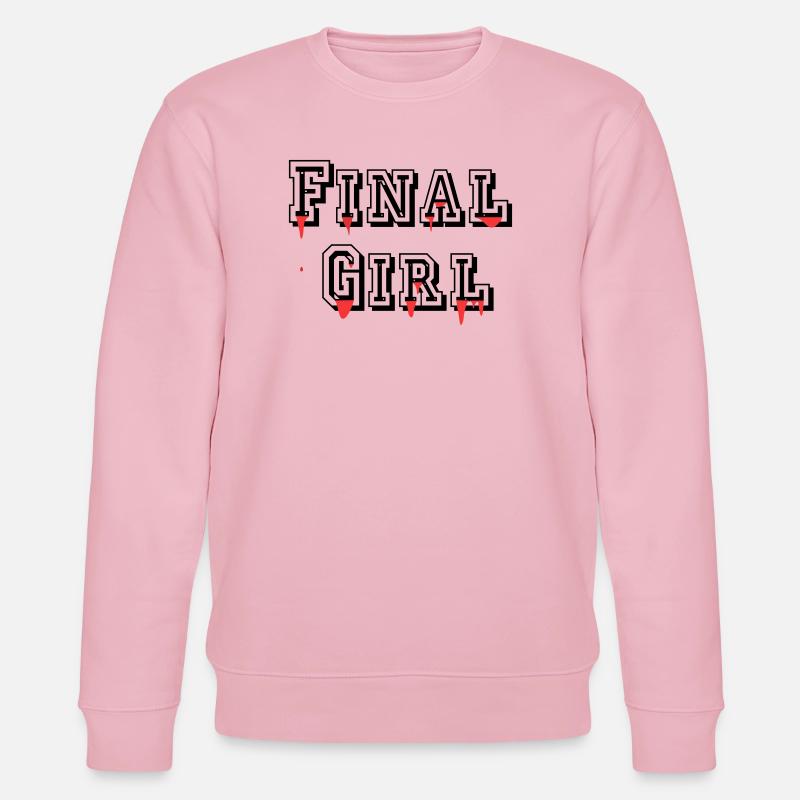 Final Girl - Stanley/Stella Unisex Bio-Sweatshirt CHANGER  - Hellrosa