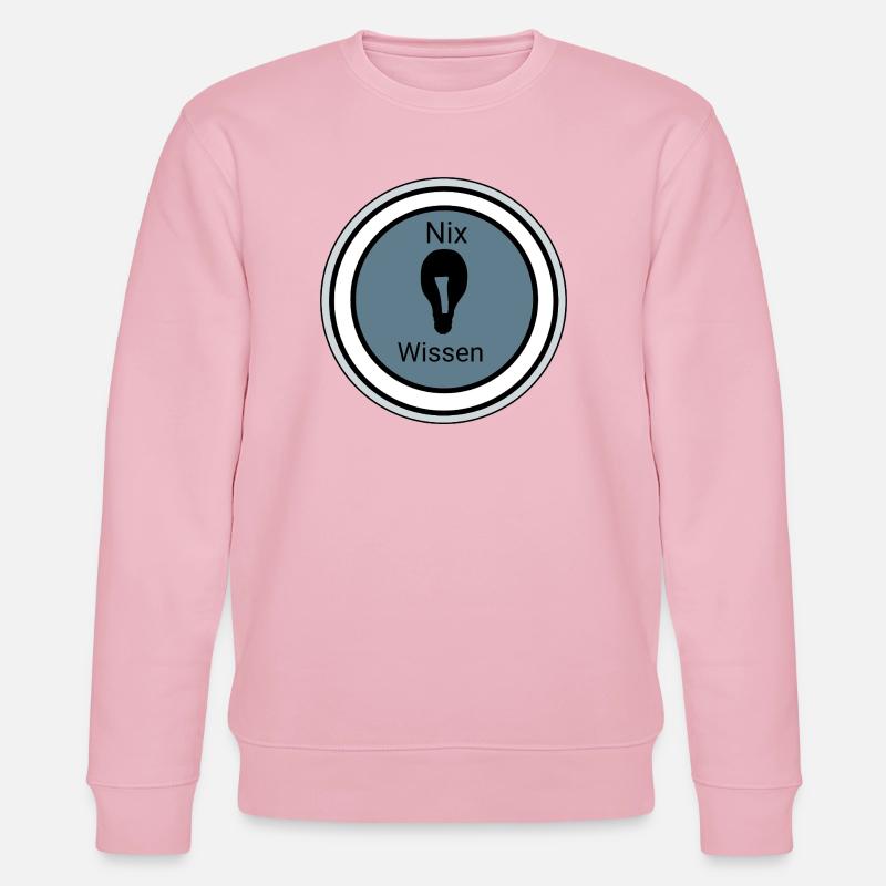 Abstrakte Farbexplosion auf Dunkelgrau - Stanley/Stella Unisex Bio-Sweatshirt CHANGER  - Hellrosa