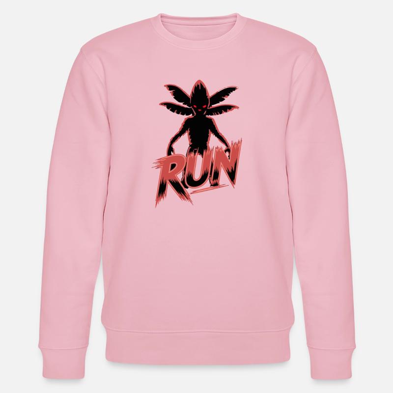 Ausreißer Spinne Graffiti Design - Stanley/Stella Unisex Bio-Sweatshirt CHANGER  - Hellrosa