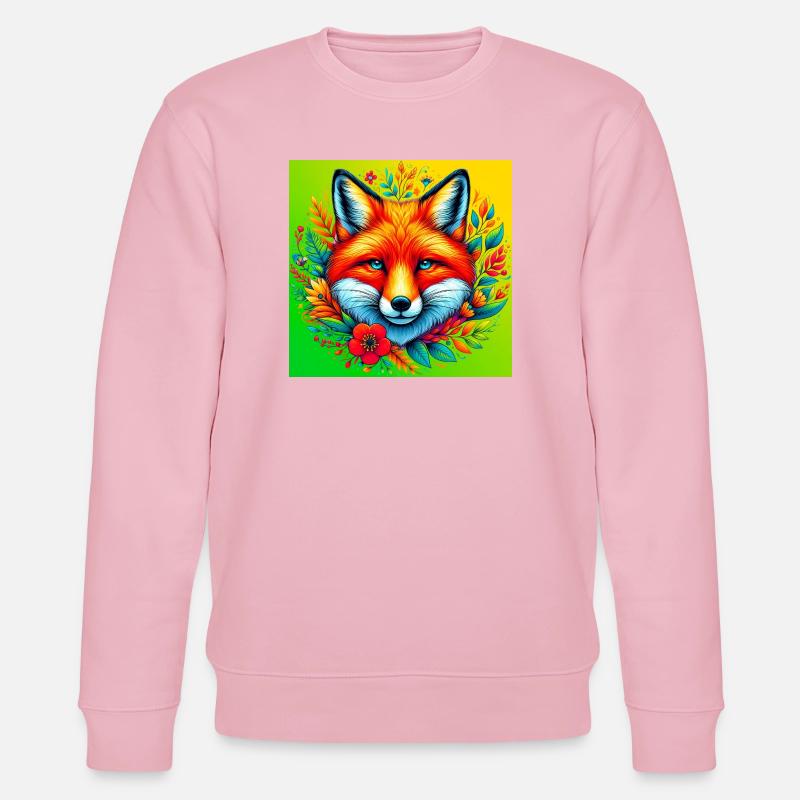 Fuchs - Stanley/Stella Unisex Bio-Sweatshirt CHANGER  - Hellrosa