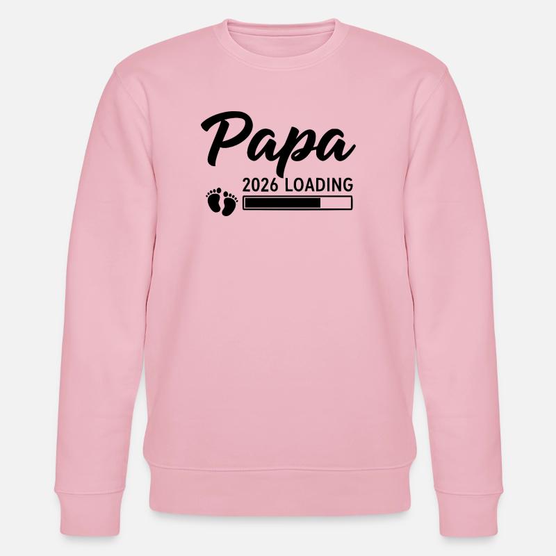 Papa 2026 Loading - Stanley/Stella Unisex Bio-Sweatshirt CHANGER  - Hellrosa