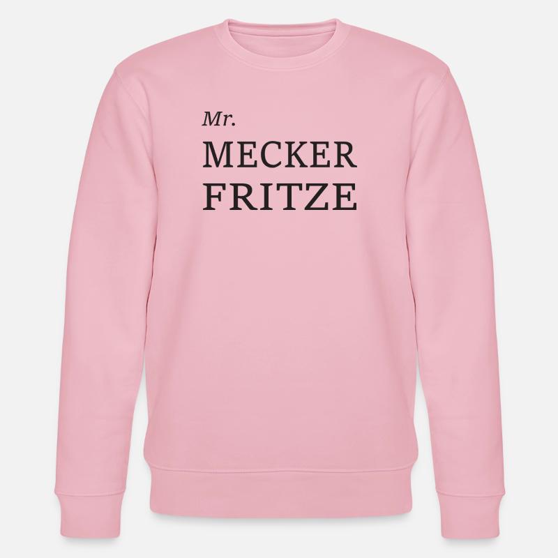 Meckerfritze - Stanley/Stella Unisex Bio-Sweatshirt CHANGER  - Hellrosa