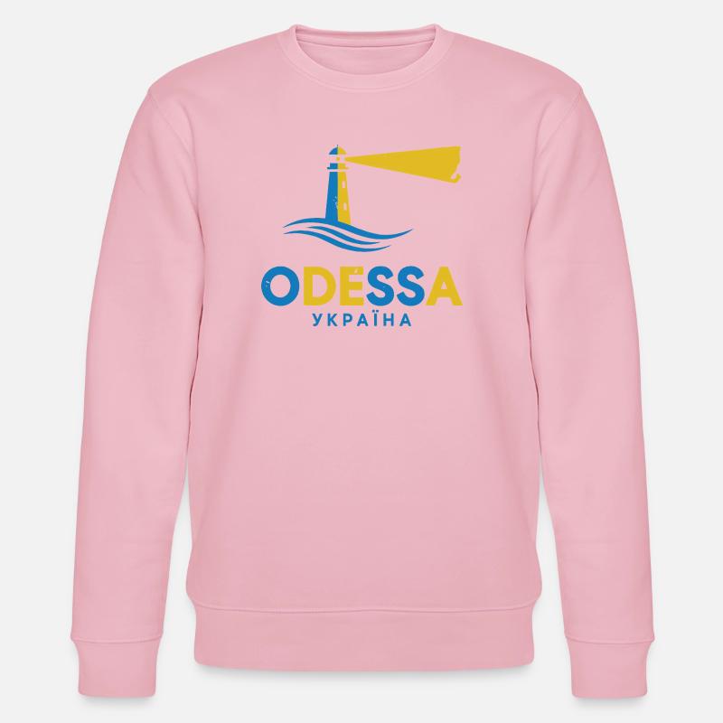Phare d’Odessa Scène de Nuit Tee - Sweat bio CHANGER Stanley/Stella Unisexe - rose pâle