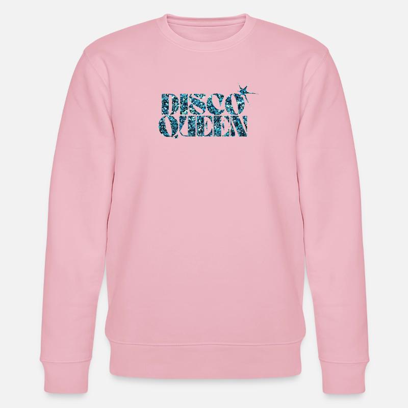 Disco Glitter Bubble Grafikdesign - Stanley/Stella Unisex Bio-Sweatshirt CHANGER  - Hellrosa