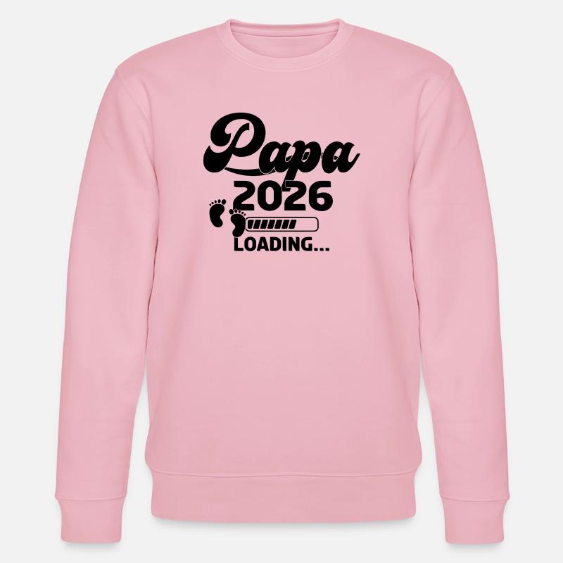 Papa 2026 Loading - Stanley/Stella Unisex Bio-Sweatshirt CHANGER  - Hellrosa